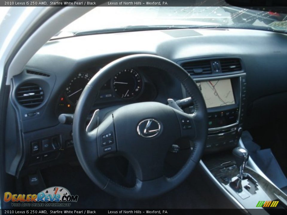 2010 Lexus IS 250 AWD Starfire White Pearl / Black Photo #9