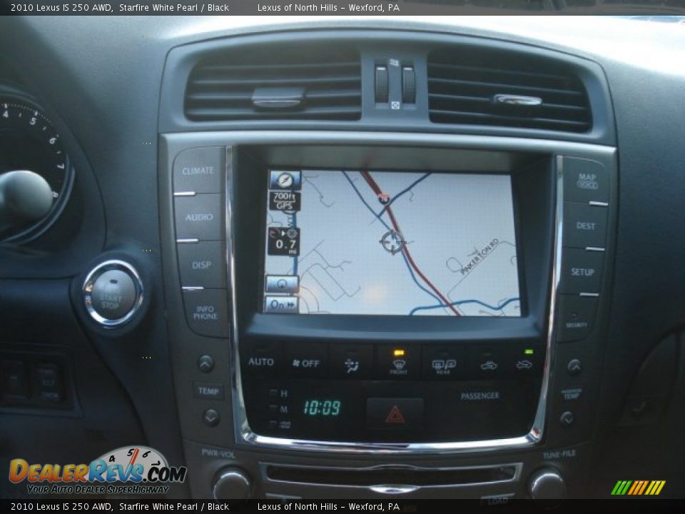 2010 Lexus IS 250 AWD Starfire White Pearl / Black Photo #15