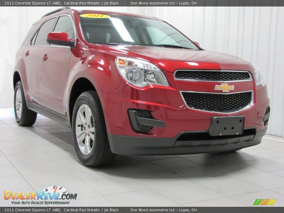 2011 Chevrolet Equinox LT AWD Cardinal Red Metallic / Jet Black Photo #1