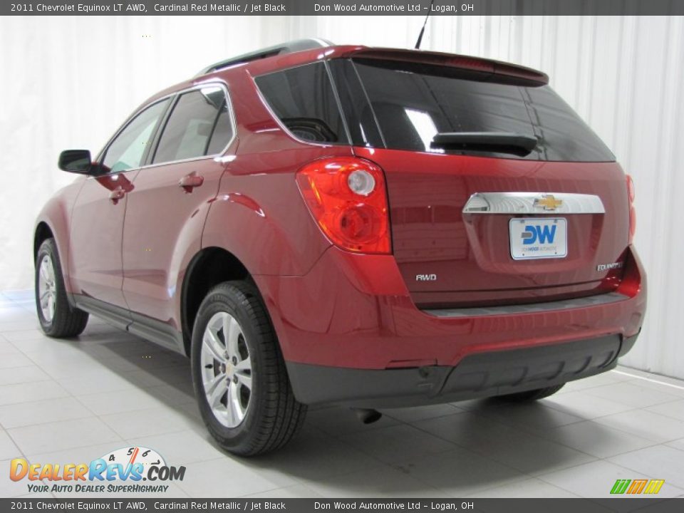 2011 Chevrolet Equinox LT AWD Cardinal Red Metallic / Jet Black Photo #2