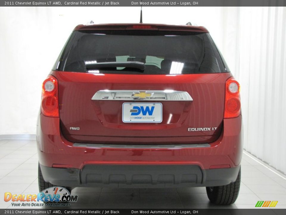 2011 Chevrolet Equinox LT AWD Cardinal Red Metallic / Jet Black Photo #4