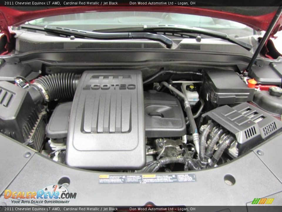 2011 Chevrolet Equinox LT AWD Cardinal Red Metallic / Jet Black Photo #6