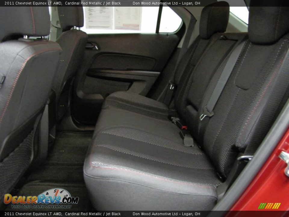 2011 Chevrolet Equinox LT AWD Cardinal Red Metallic / Jet Black Photo #8