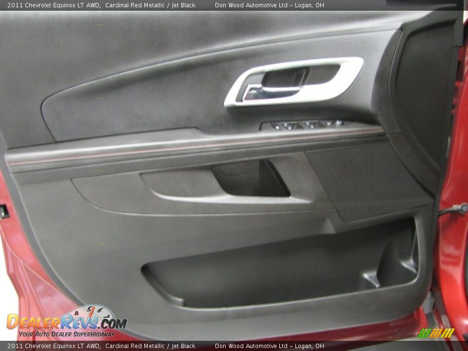 2011 Chevrolet Equinox LT AWD Cardinal Red Metallic / Jet Black Photo #12