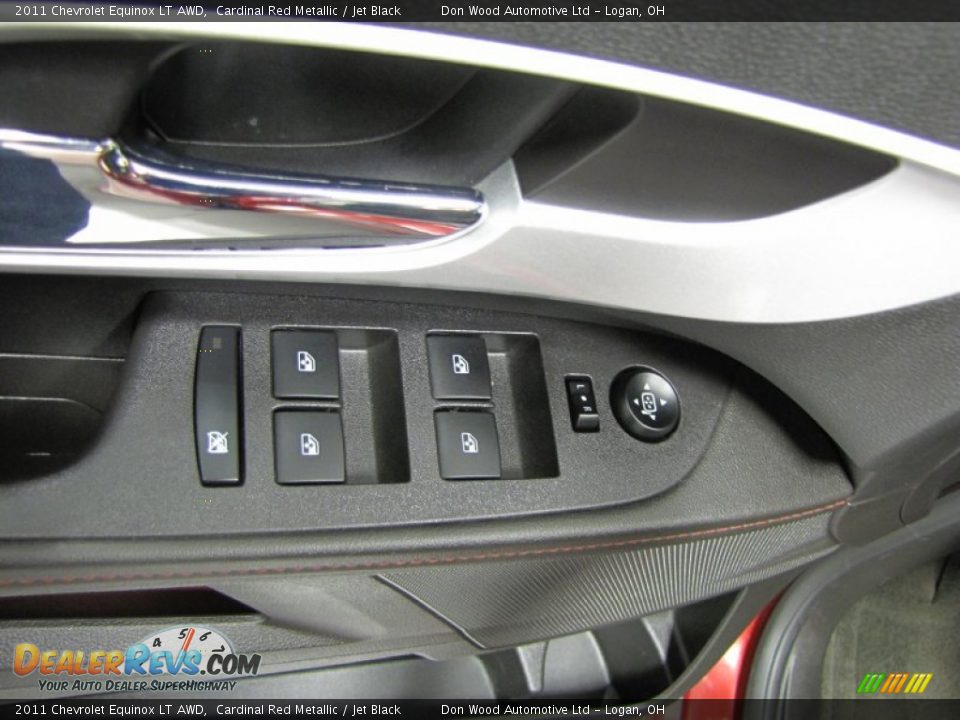 2011 Chevrolet Equinox LT AWD Cardinal Red Metallic / Jet Black Photo #13
