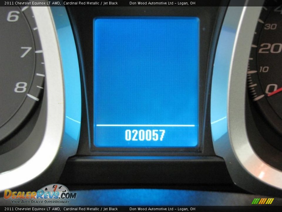 2011 Chevrolet Equinox LT AWD Cardinal Red Metallic / Jet Black Photo #22