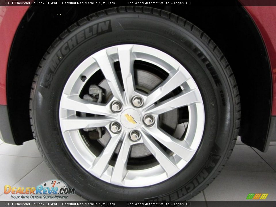 2011 Chevrolet Equinox LT AWD Cardinal Red Metallic / Jet Black Photo #26