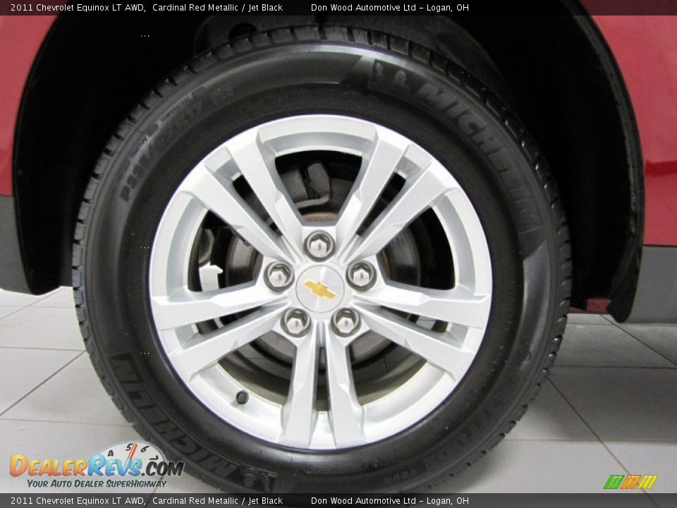2011 Chevrolet Equinox LT AWD Cardinal Red Metallic / Jet Black Photo #27