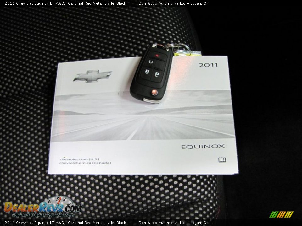 2011 Chevrolet Equinox LT AWD Cardinal Red Metallic / Jet Black Photo #29