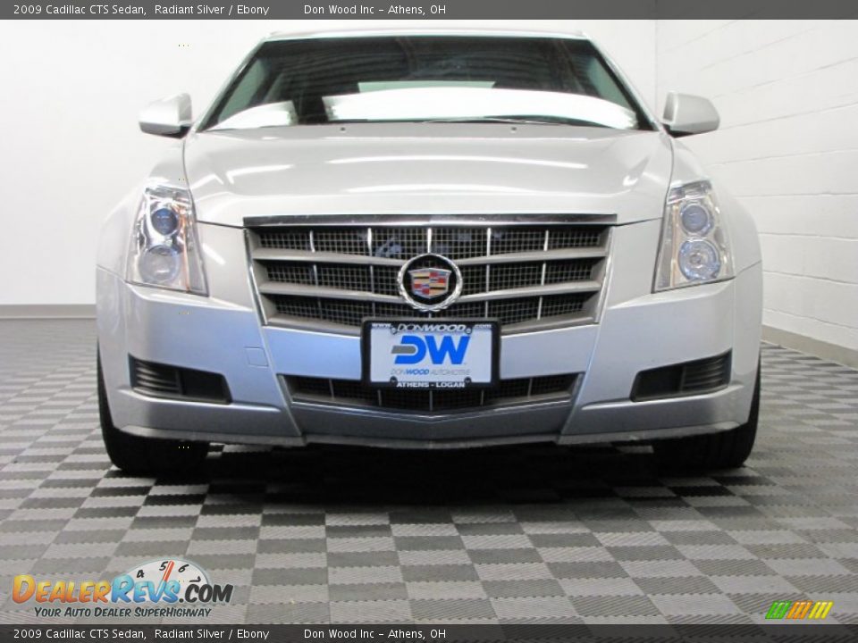 2009 Cadillac CTS Sedan Radiant Silver / Ebony Photo #3