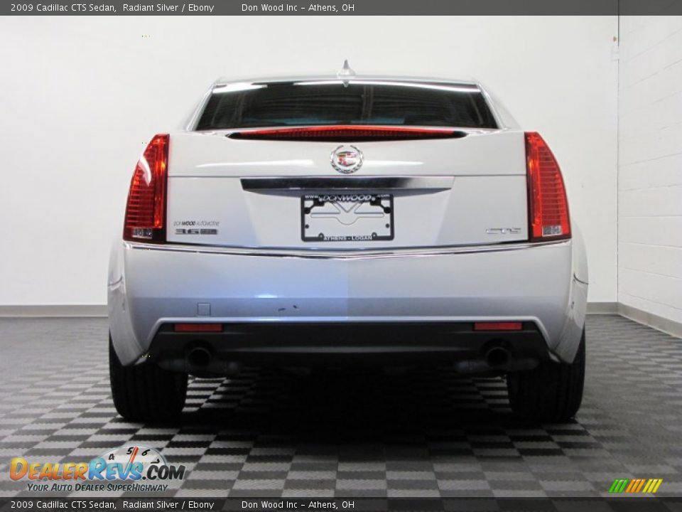 2009 Cadillac CTS Sedan Radiant Silver / Ebony Photo #4