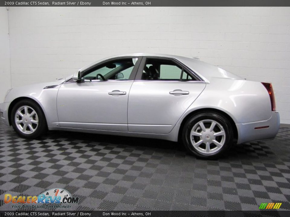 2009 Cadillac CTS Sedan Radiant Silver / Ebony Photo #6