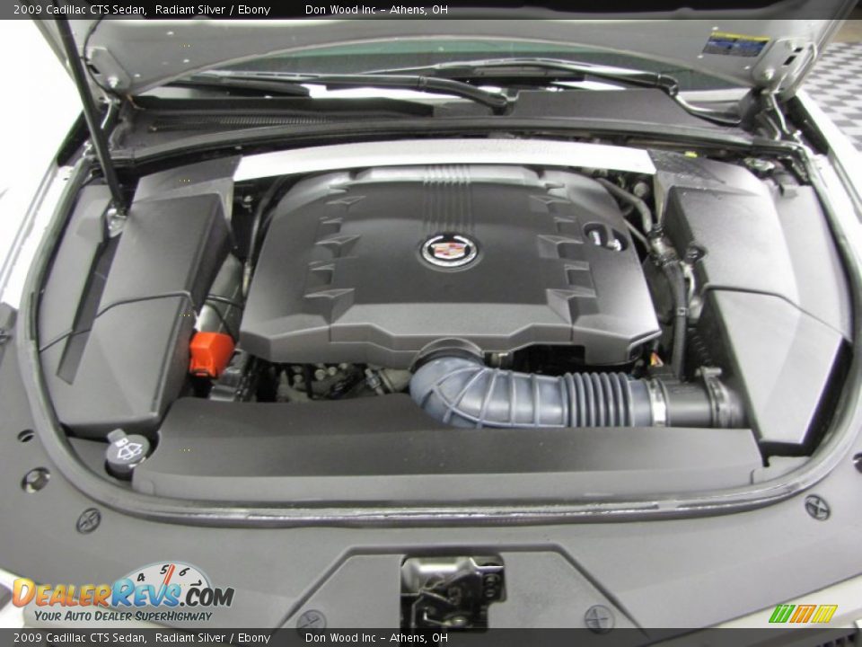 2009 Cadillac CTS Sedan Radiant Silver / Ebony Photo #8
