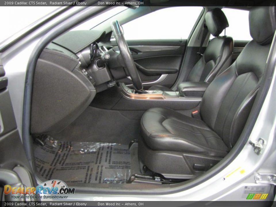 2009 Cadillac CTS Sedan Radiant Silver / Ebony Photo #9
