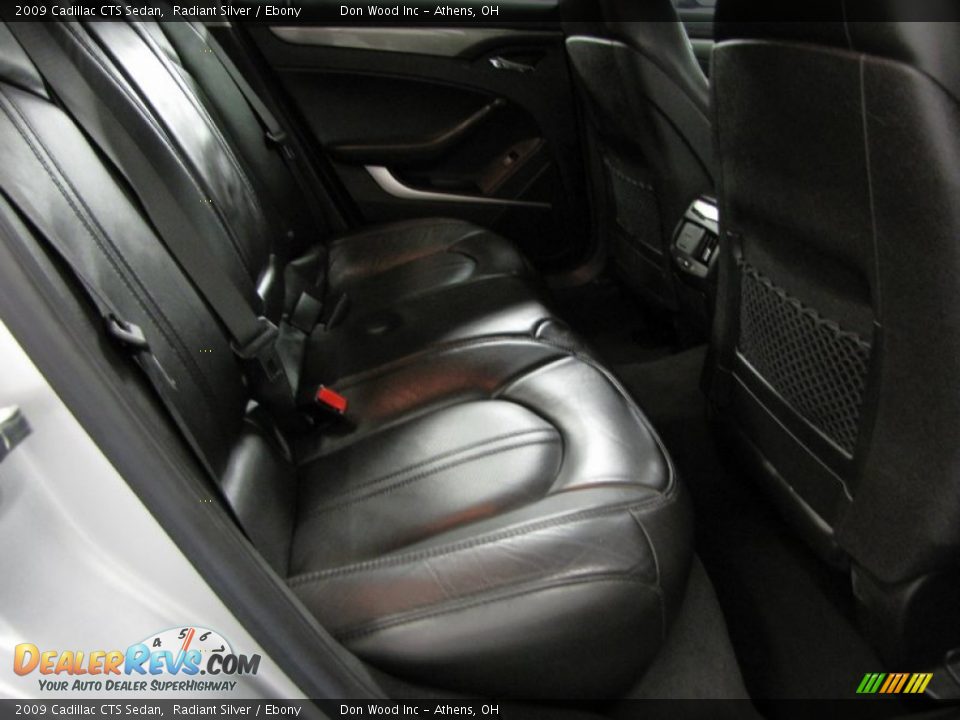 2009 Cadillac CTS Sedan Radiant Silver / Ebony Photo #11