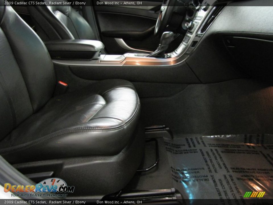2009 Cadillac CTS Sedan Radiant Silver / Ebony Photo #12