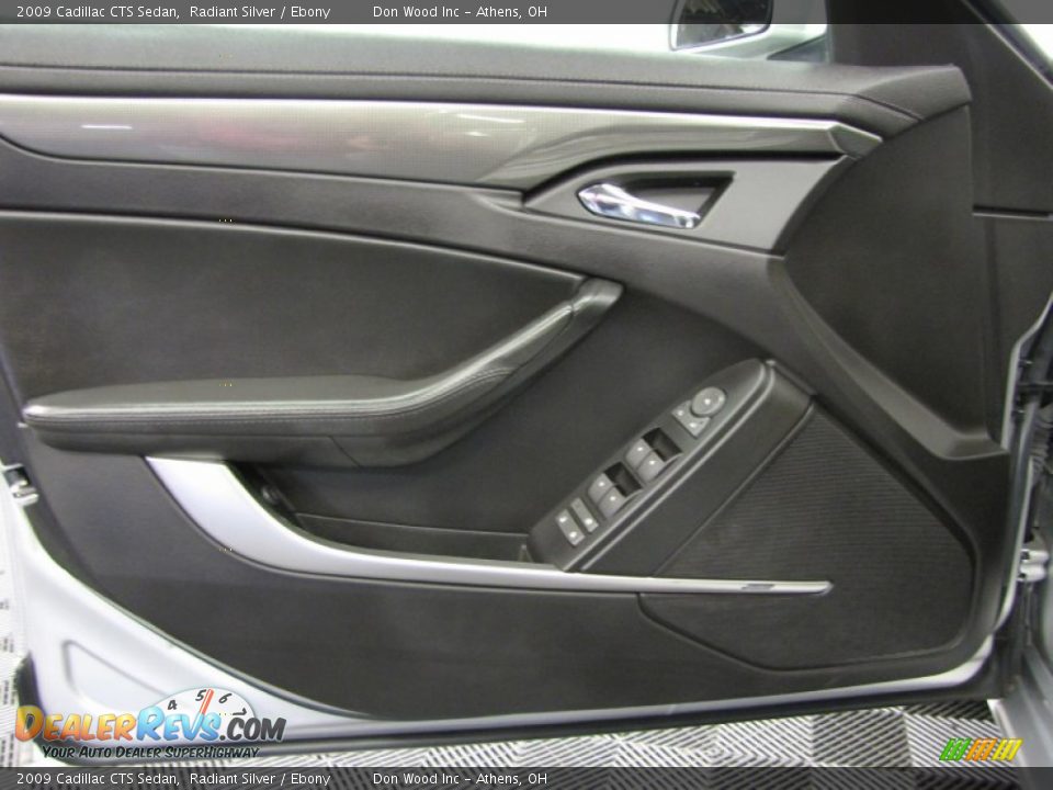 2009 Cadillac CTS Sedan Radiant Silver / Ebony Photo #13