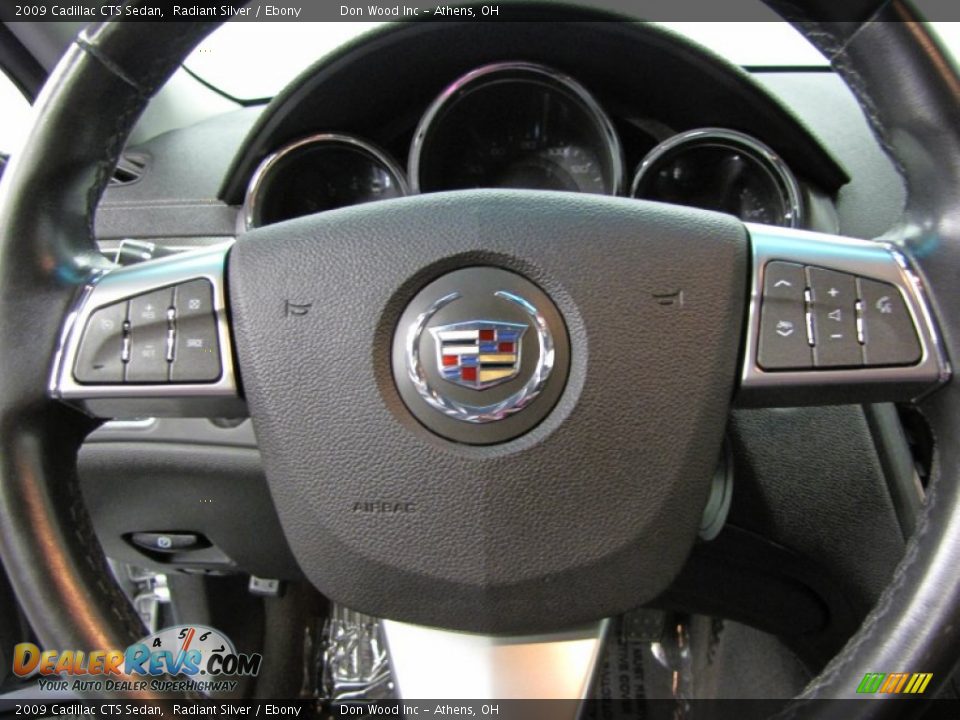 2009 Cadillac CTS Sedan Radiant Silver / Ebony Photo #20