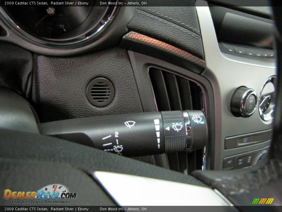 2009 Cadillac CTS Sedan Radiant Silver / Ebony Photo #24