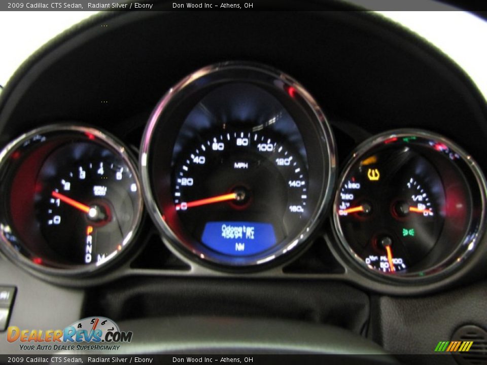 2009 Cadillac CTS Sedan Radiant Silver / Ebony Photo #26