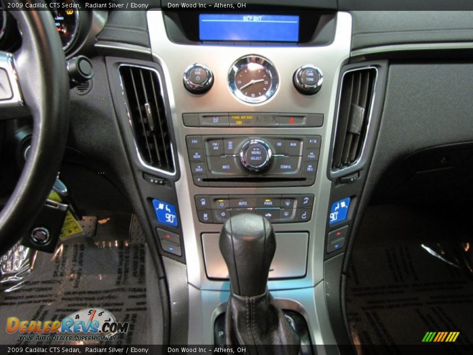 2009 Cadillac CTS Sedan Radiant Silver / Ebony Photo #28
