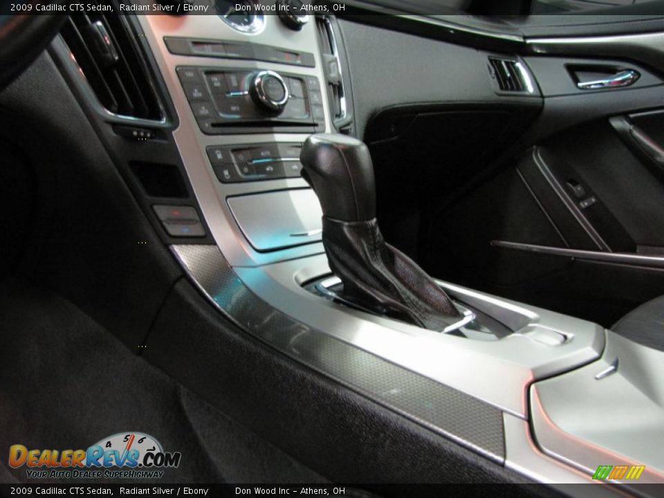 2009 Cadillac CTS Sedan Radiant Silver / Ebony Photo #29