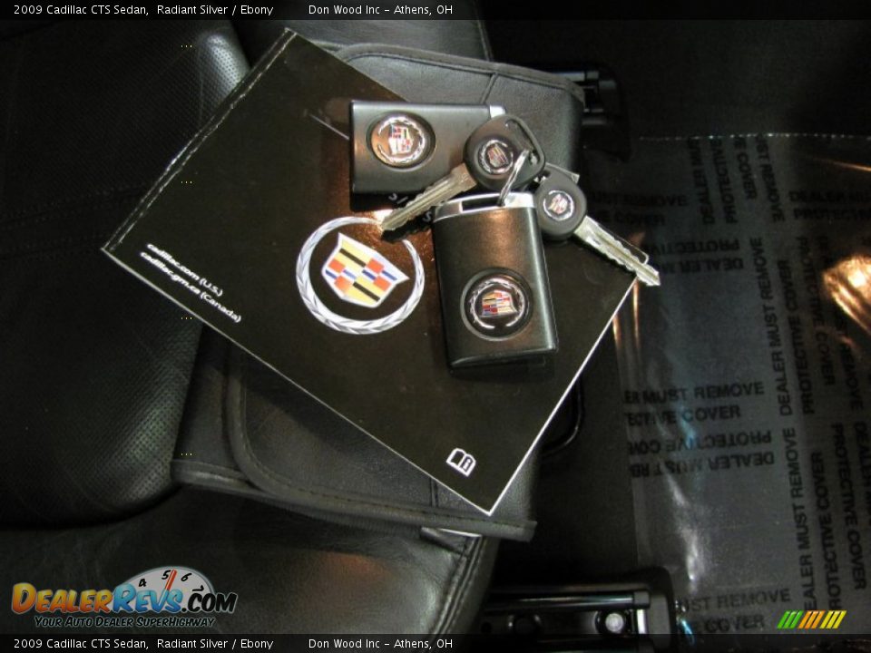 2009 Cadillac CTS Sedan Radiant Silver / Ebony Photo #34