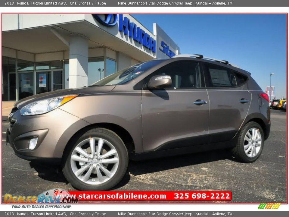 2013 Hyundai Tucson Limited AWD Chai Bronze / Taupe Photo #1