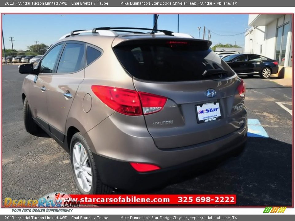2013 Hyundai Tucson Limited AWD Chai Bronze / Taupe Photo #3