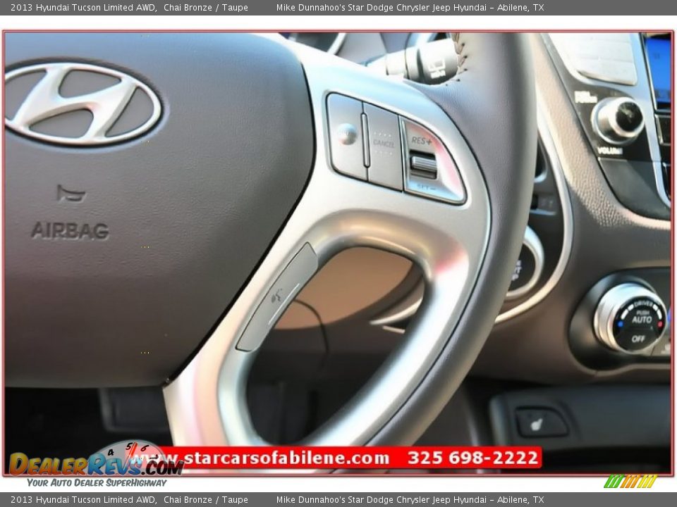 2013 Hyundai Tucson Limited AWD Chai Bronze / Taupe Photo #15