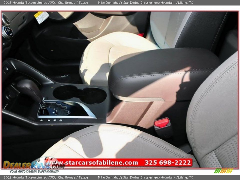 2013 Hyundai Tucson Limited AWD Chai Bronze / Taupe Photo #16