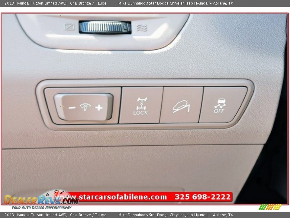 2013 Hyundai Tucson Limited AWD Chai Bronze / Taupe Photo #18