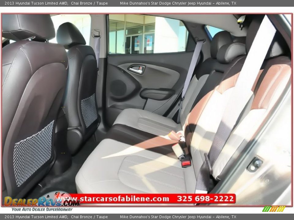 2013 Hyundai Tucson Limited AWD Chai Bronze / Taupe Photo #19