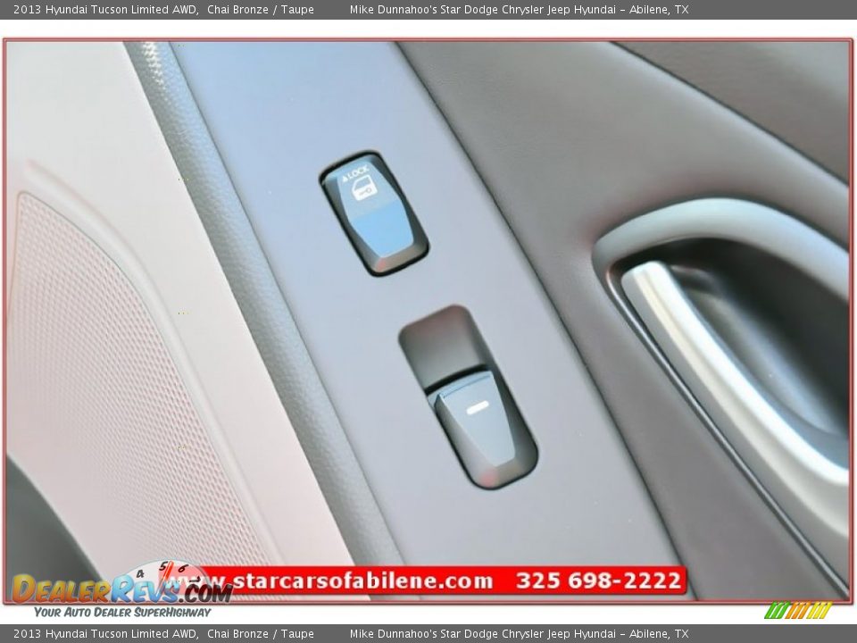 2013 Hyundai Tucson Limited AWD Chai Bronze / Taupe Photo #24