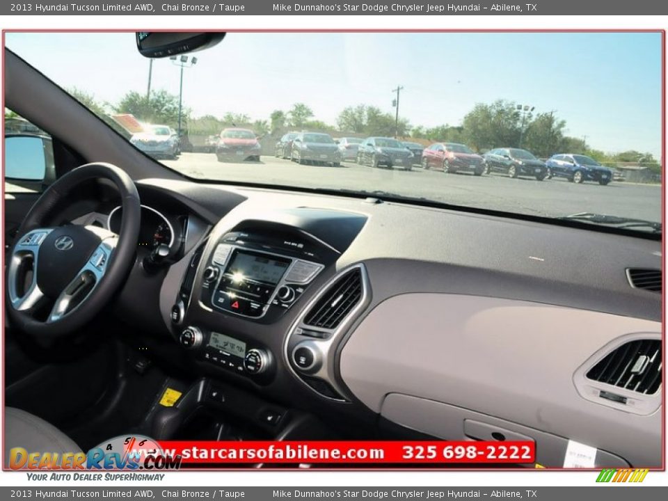 2013 Hyundai Tucson Limited AWD Chai Bronze / Taupe Photo #25