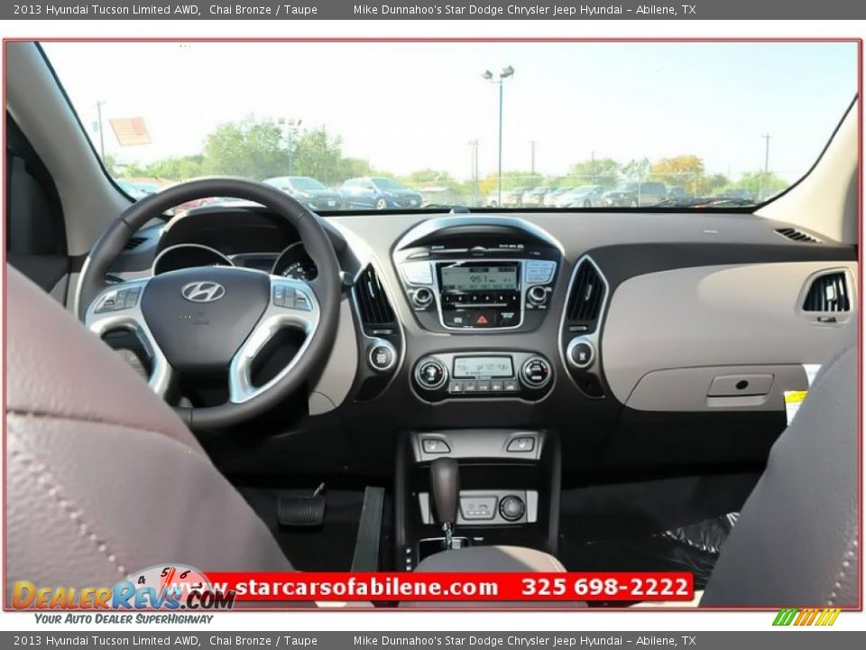 2013 Hyundai Tucson Limited AWD Chai Bronze / Taupe Photo #26