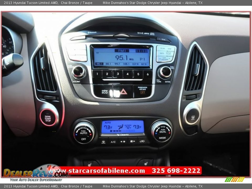 2013 Hyundai Tucson Limited AWD Chai Bronze / Taupe Photo #28