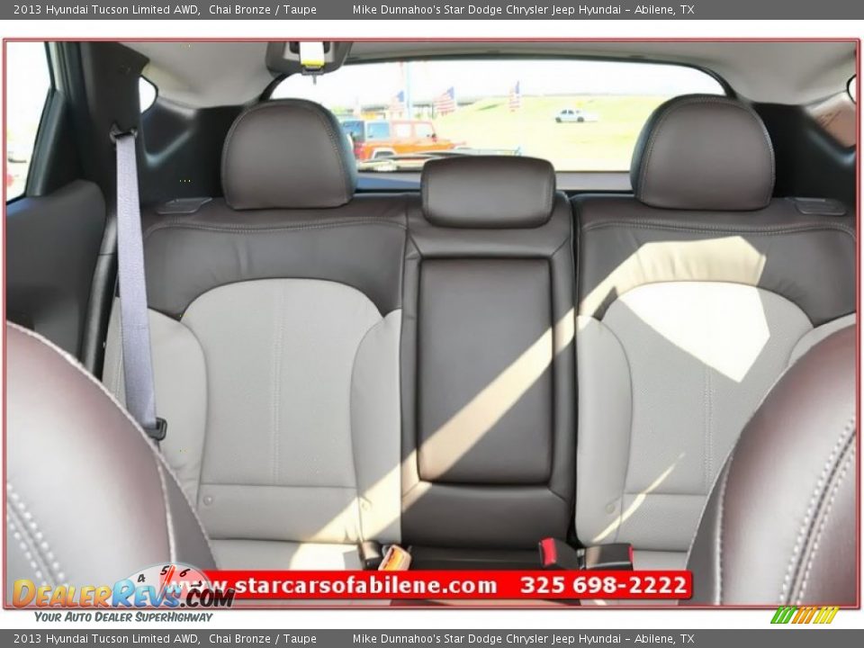2013 Hyundai Tucson Limited AWD Chai Bronze / Taupe Photo #32