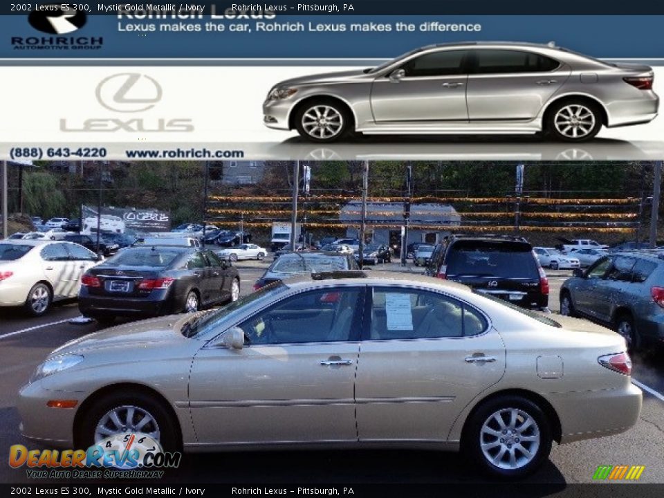 2002 Lexus ES 300 Mystic Gold Metallic / Ivory Photo #1