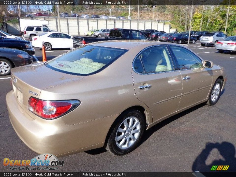 2002 Lexus ES 300 Mystic Gold Metallic / Ivory Photo #10
