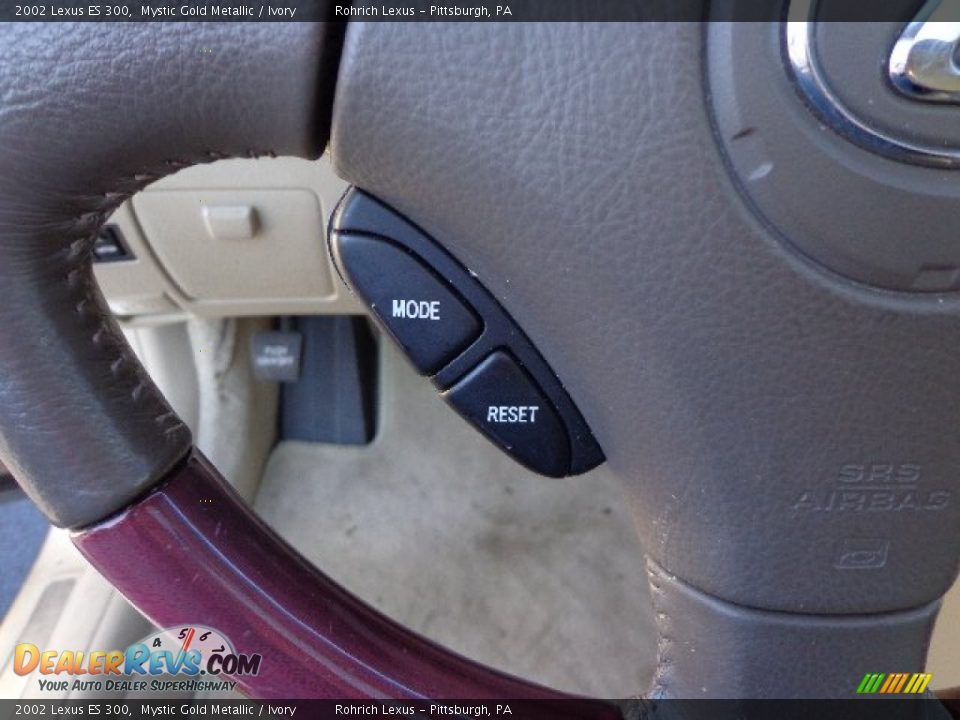 2002 Lexus ES 300 Mystic Gold Metallic / Ivory Photo #18