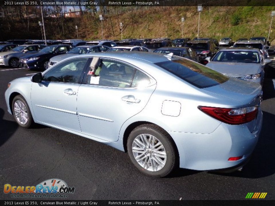 2013 Lexus ES 350 Cerulean Blue Metallic / Light Gray Photo #2
