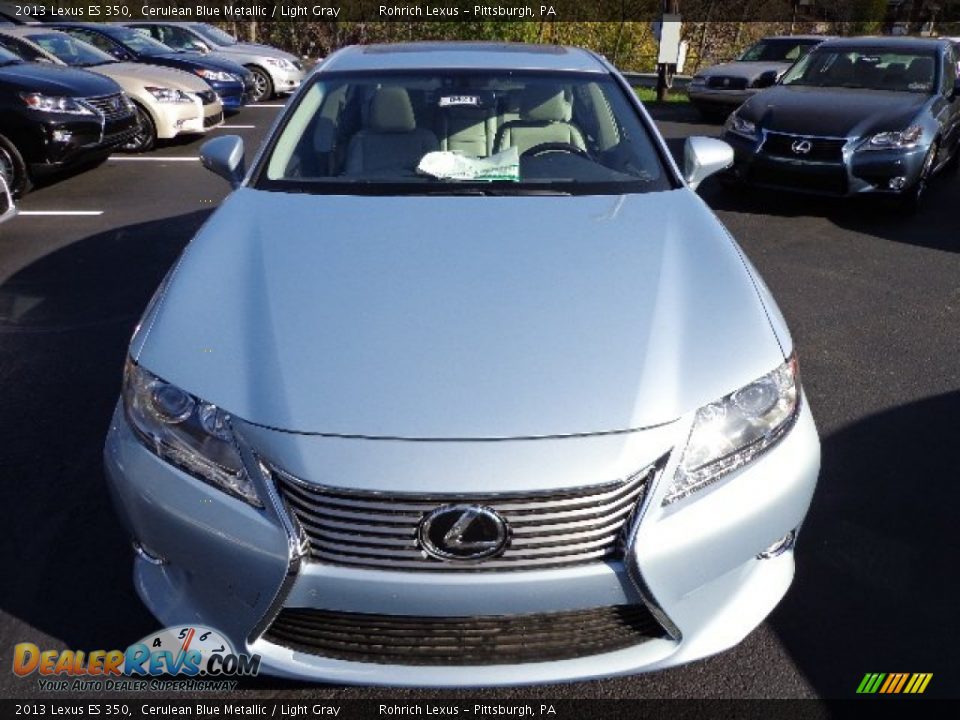 2013 Lexus ES 350 Cerulean Blue Metallic / Light Gray Photo #5