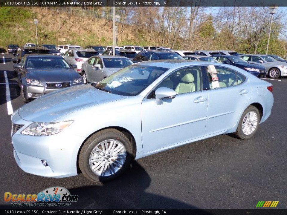 2013 Lexus ES 350 Cerulean Blue Metallic / Light Gray Photo #6