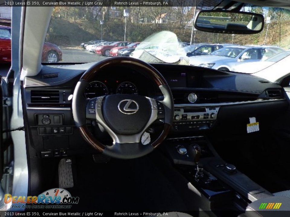 2013 Lexus ES 350 Cerulean Blue Metallic / Light Gray Photo #10