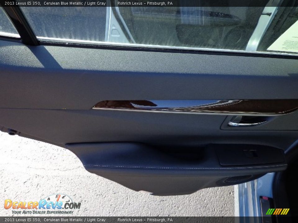 2013 Lexus ES 350 Cerulean Blue Metallic / Light Gray Photo #11