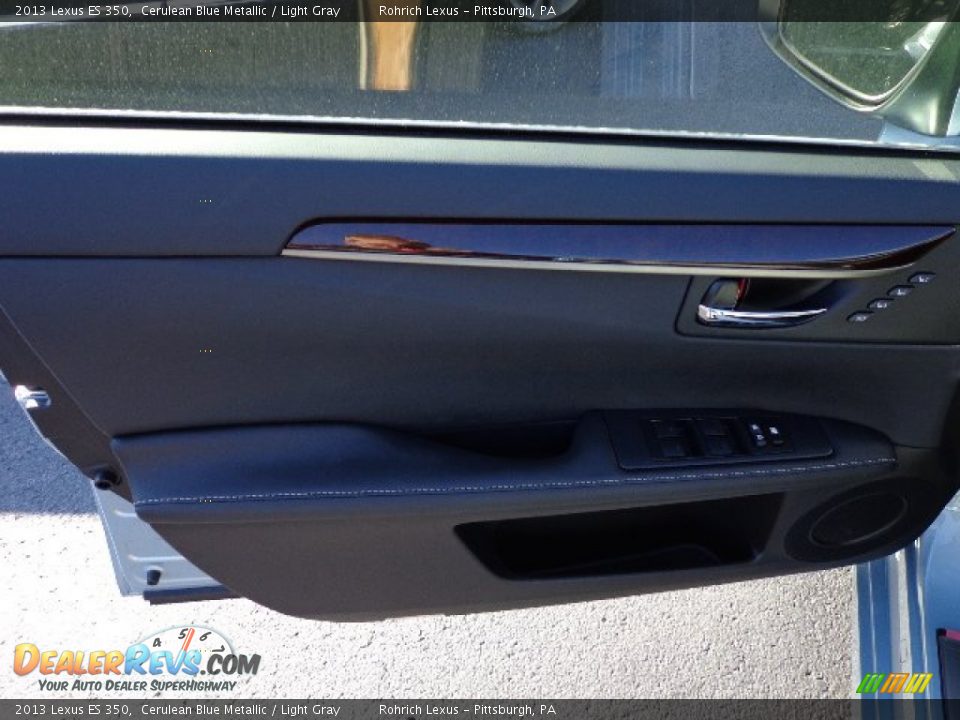2013 Lexus ES 350 Cerulean Blue Metallic / Light Gray Photo #12