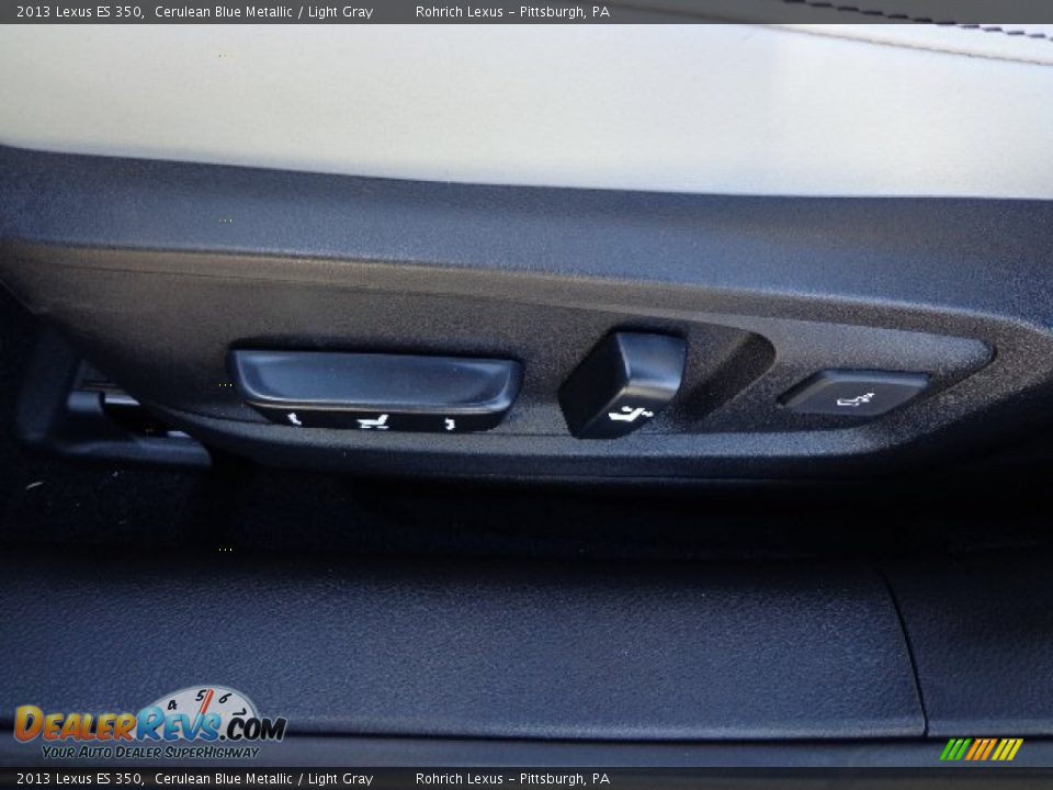 2013 Lexus ES 350 Cerulean Blue Metallic / Light Gray Photo #13