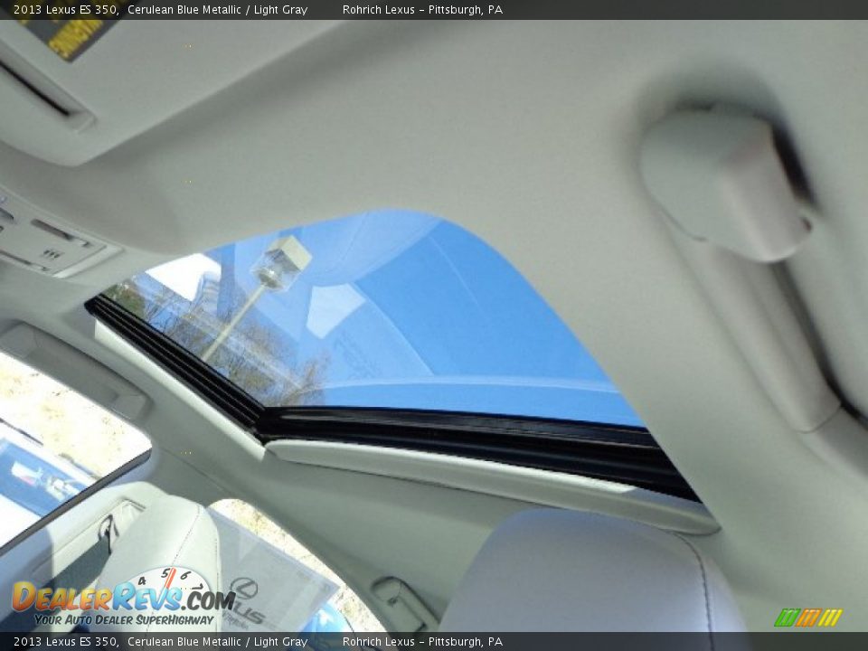 2013 Lexus ES 350 Cerulean Blue Metallic / Light Gray Photo #15