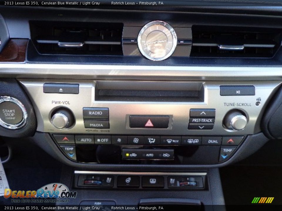 2013 Lexus ES 350 Cerulean Blue Metallic / Light Gray Photo #18
